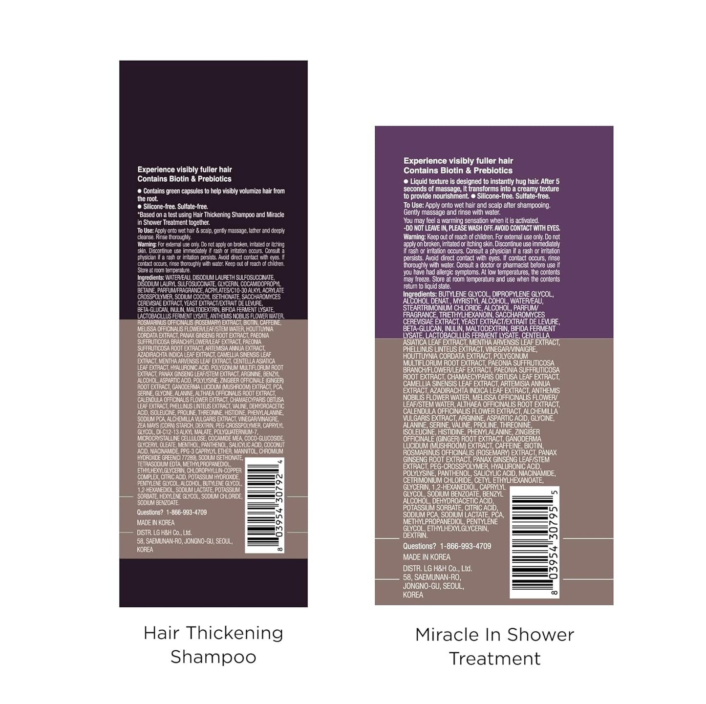 Dr. Groot Thickening Shampoo & Scalp Treatment Set for Hair Loss